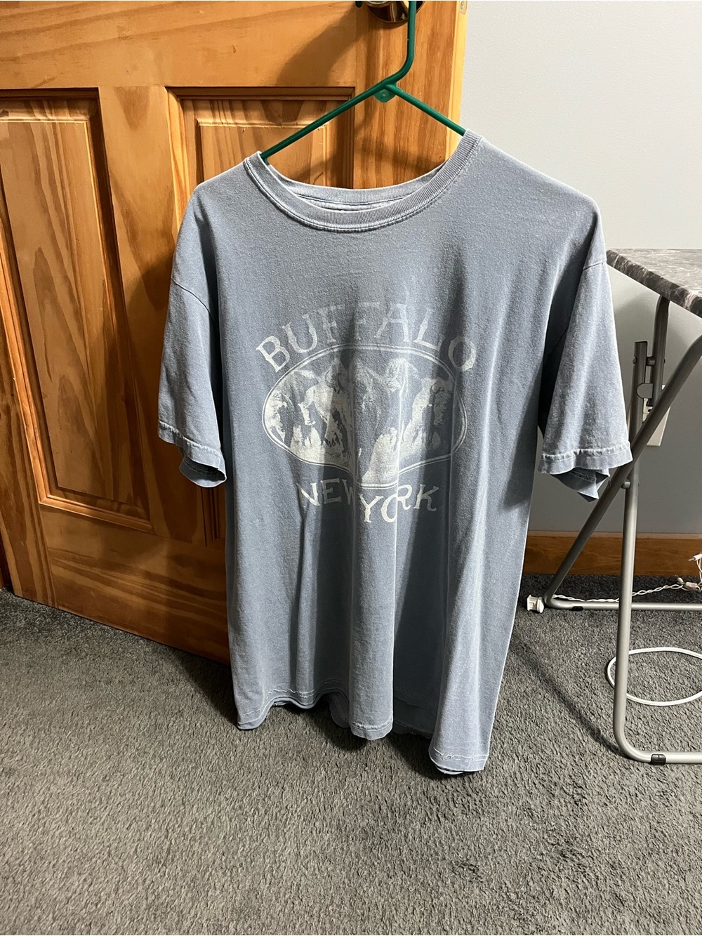 Comfort Colors Blue Buffalo New York Short Sleeve Tee